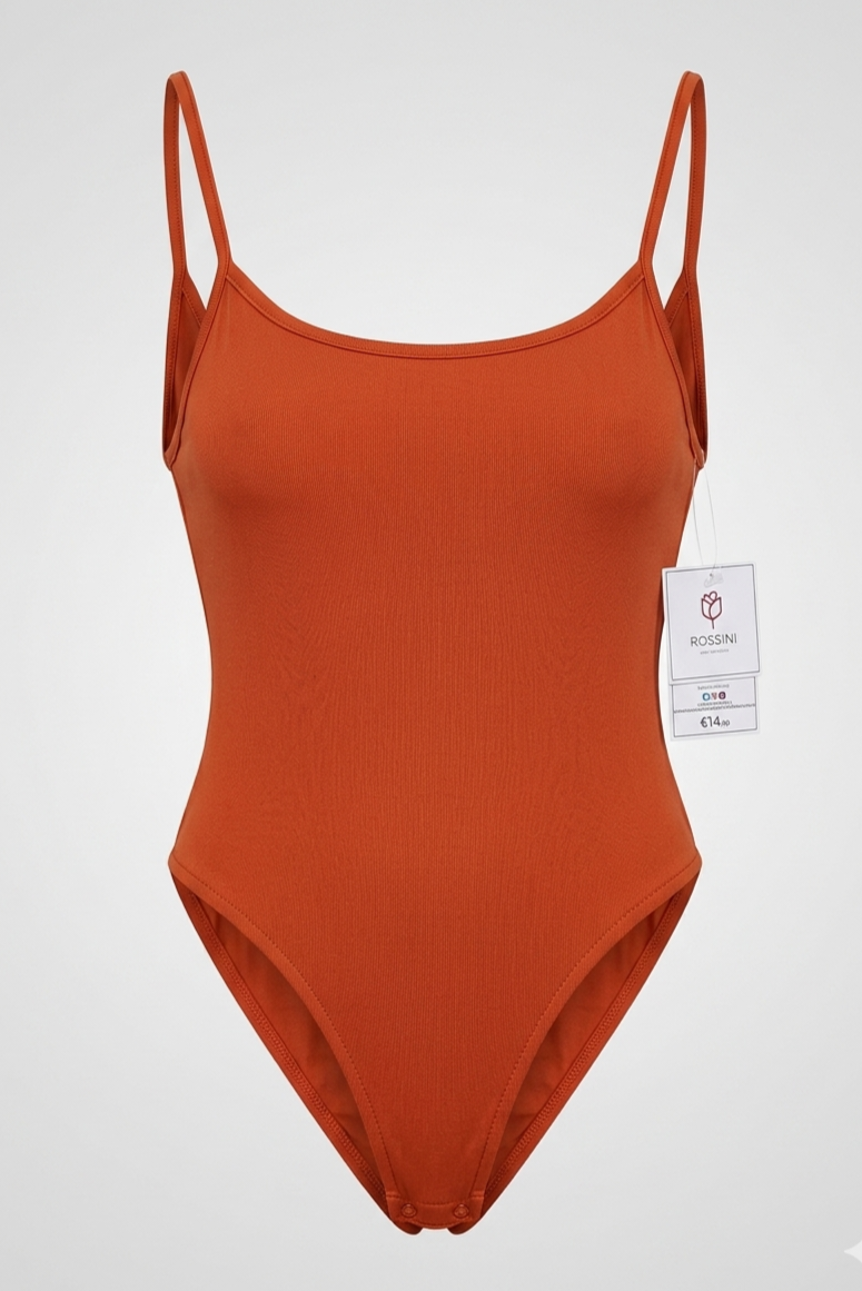 Body a Spallina Sottile – Color Ruggine